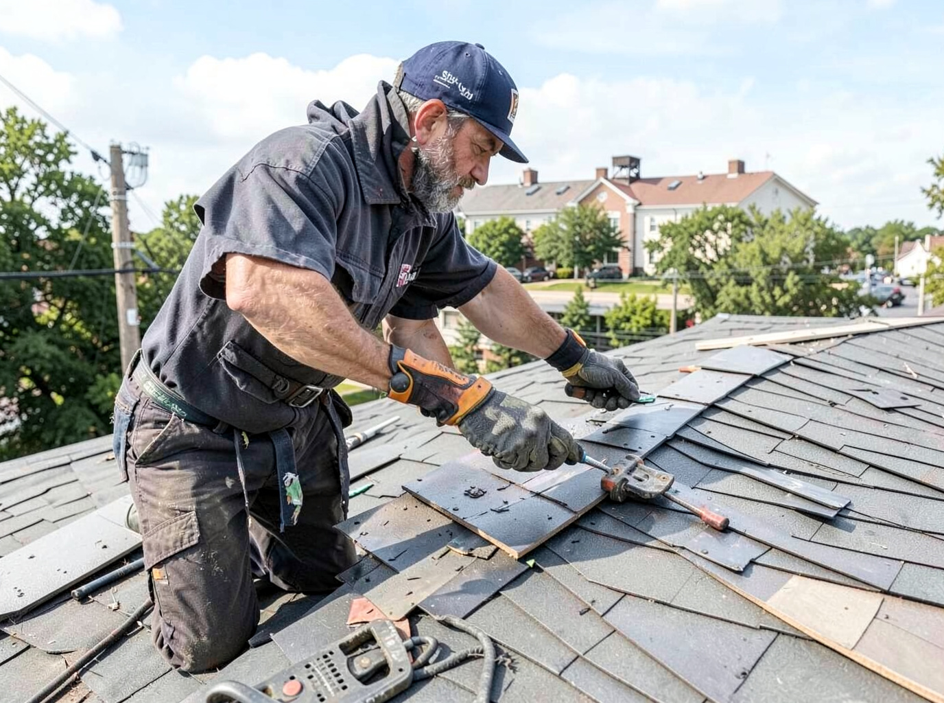 roof repair by St. Cloud Roof & Leak Pros in St. Cloud, MN
